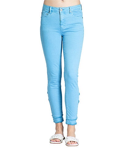 APNY Frayed Tulip Hem Skinny Jean