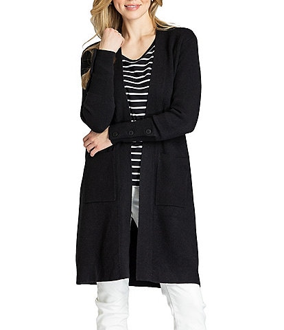 APNY Open Front Long Sleeve Cardigan