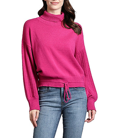 APNY Turtleneck Slouchy Long Open Sleeve Sweater