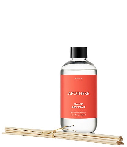 APOTHEKE Sea Salt Grapefruit Reed Diffuser Liquid Refill. 6.7 fl. oz.