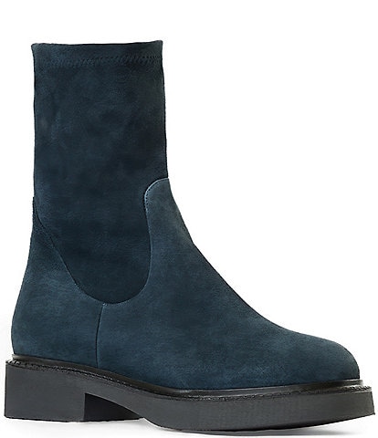 Aquatalia Binita Waterproof Stretch Suede Ankle Booties