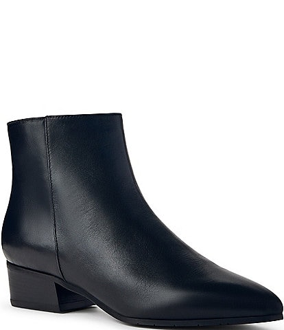 Aquatalia Fuoco Water Resistant Leather Ankle Booties