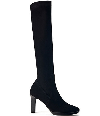 Aquatalia Rhumba Water Resistant Stretch Suede Tall Boots