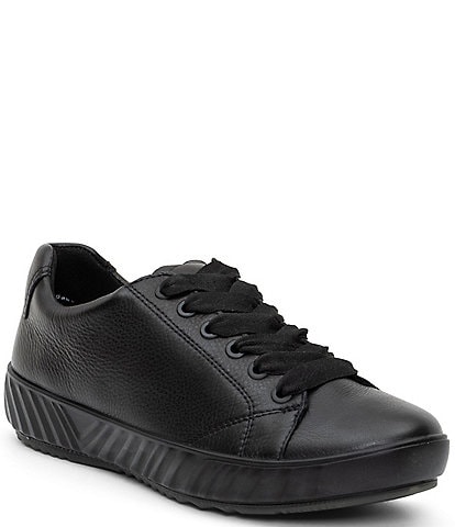 ara Alexandria Leather Lace Up Sneakers