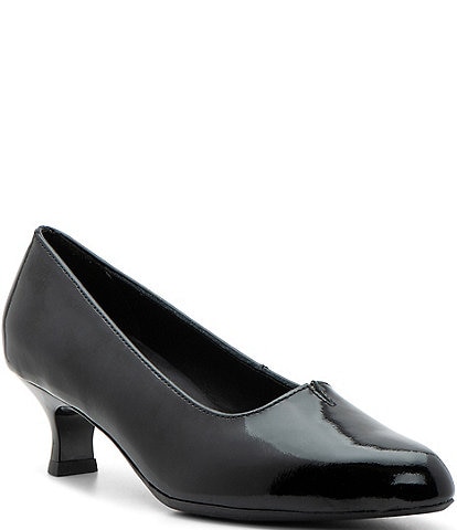 ara Kit Patent Leather Kitten Heel Pumps