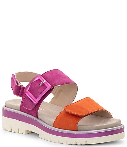 ara Marbella Suede Adjustable Sandals