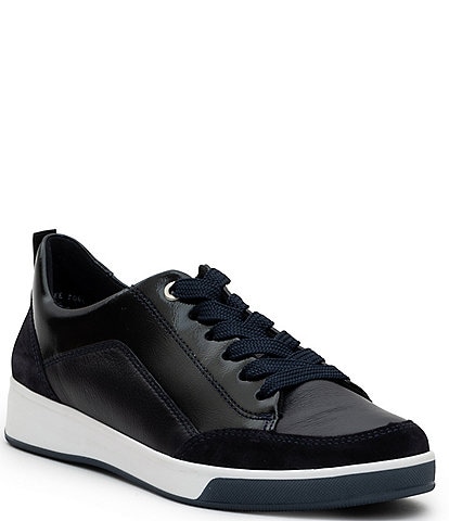 ara Redmond Leather Suede and Patent Sneakers