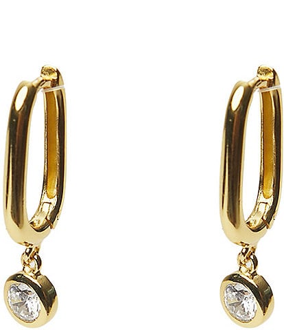 Argento Vivo 16mm Crystal Drop Earrings