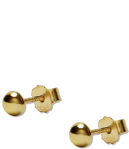 Argento Vivo Ball Stud Earrings