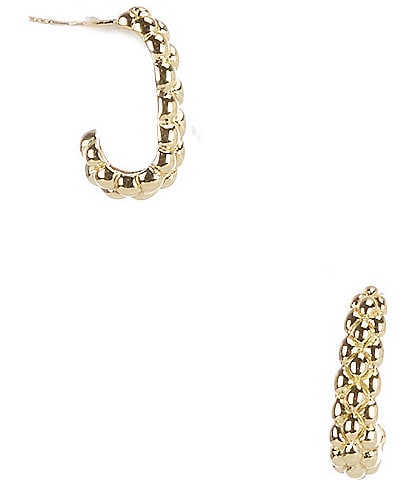 Argento Vivo Bubble J-Hoop Earrings
