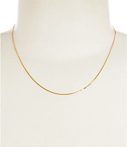 Argento Vivo Herringbone Chain Necklace