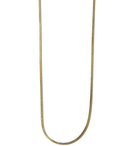 Argento Vivo Herringbone Chain Necklace