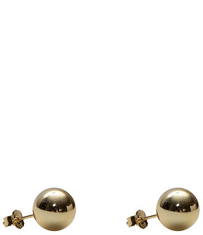 Argento Vivo High Polish Ball Stud Earrings