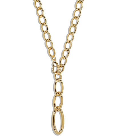 Argento Vivo Large Link Y-Necklace