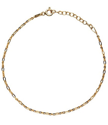 Argento Vivo Mini Wheat Chain Line Bracelet