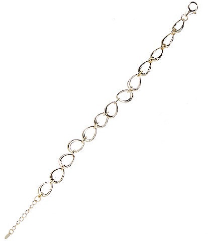 Argento Vivo Oval Link Line Bracelet