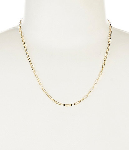 Argento Vivo Paperclip Chain Necklace