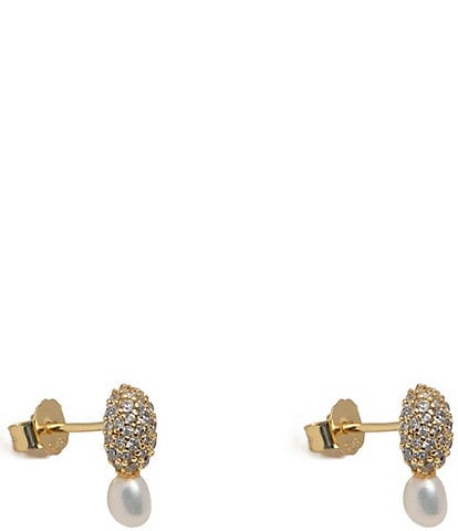 Argento Vivo Scarlett Pave Drop Earrings