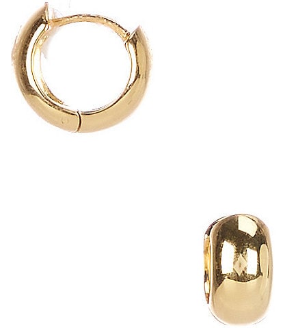 Argento Vivo Small Wide Hoop Earrings