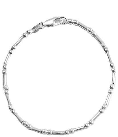 Argento Vivo Sterling Silver Chain Line Bracelet