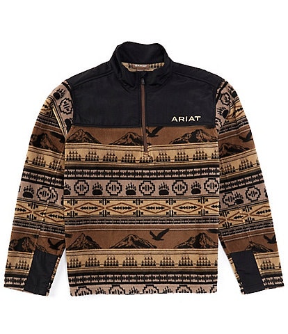 Ariat Basis 2.0 Long Sleeve Fleece Quarter-Zip Pullover