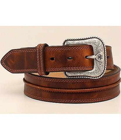 Ariat Belt Center Bump Leather Belt