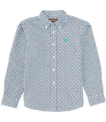 Ariat Big Boys 7-14 Long Sleeve Perry Classic Fit Shirt