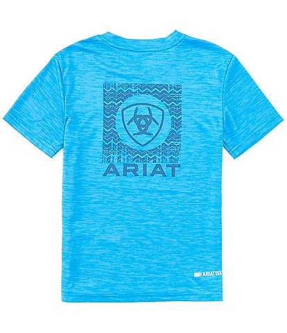 Big Boys 7-14 Short Sleeve Charger Ariat SW Shield T-Shirt