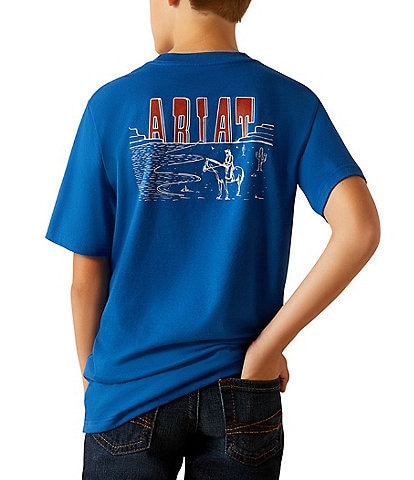 Ariat Big Boys 8-20 Short Sleeve Horizon Oasis T-Shirt