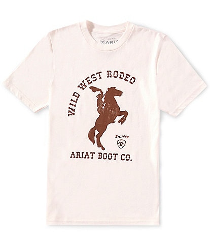 Ariat Big Girls 7-16 Short-Sleeve Wild West Rodeo T-Shirt