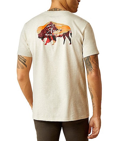 Ariat Bison Plains Short Sleeve Graphic T-Shirt