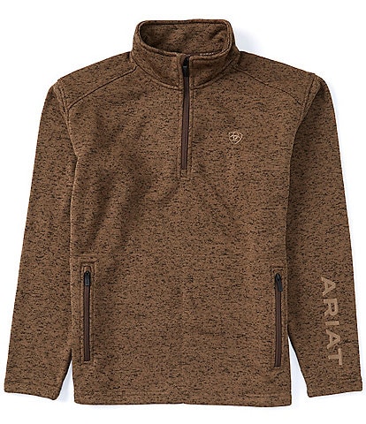 Ariat Caldwell Logo Long Sleeve 1/4-Zip Sweater