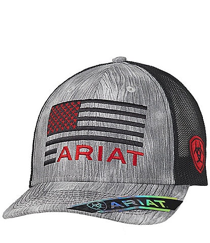 Ariat Cap Flag Embroidered Logo Hat