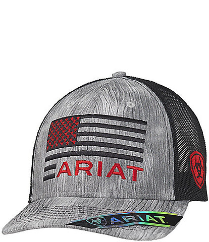 Ariat Cap Flag Embroidered Logo Hat