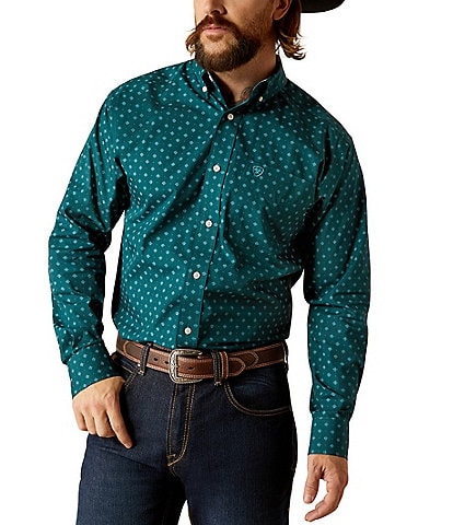 Ariat Classic Fit Gunnar Long Sleeve Woven Shirt