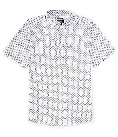 Ariat Classic-Fit Short Sleeve Printed Poplin Shirt
