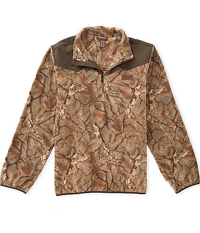 Ariat Color Block Western-Inspired Long Sleeve Pullover