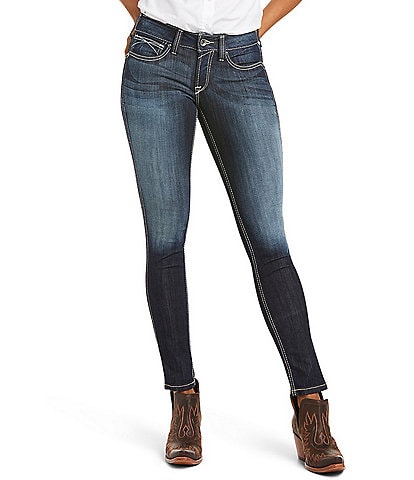 Ariat Ella Mid Rise Skinny Leg Stretch Denim Jeans