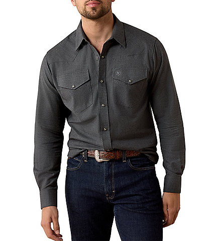 Ariat Fitted Solid Twill Woven Shirt