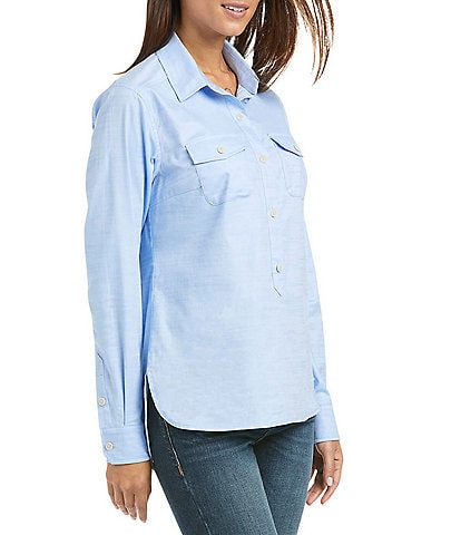 Ariat Loyola Wrinkle Resistant Point Collar Long Sleeve Shirt