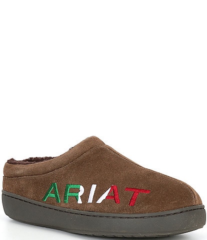 Ariat Men's Ariat Logo Hooded Suede Clogs