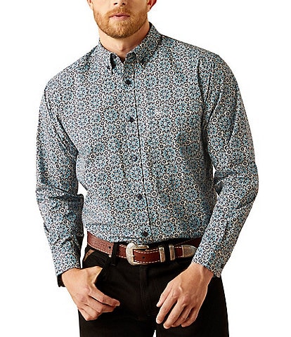 Ariat Men's Santiago Classic Fit Printed Shirt
