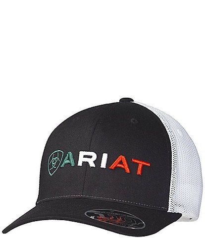 Ariat Mexico Embroidered Logo Mesh Back Hat