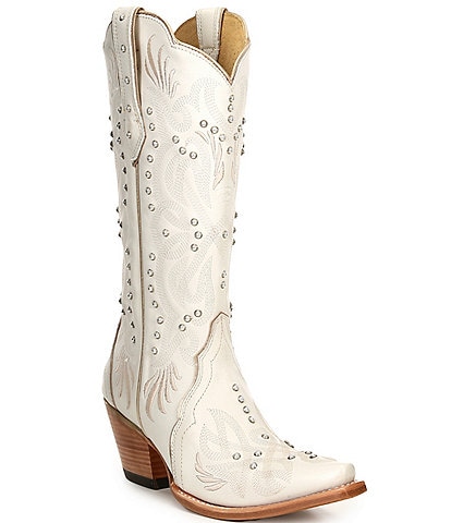 Ariat Pearl Leather Embellished Western Boots