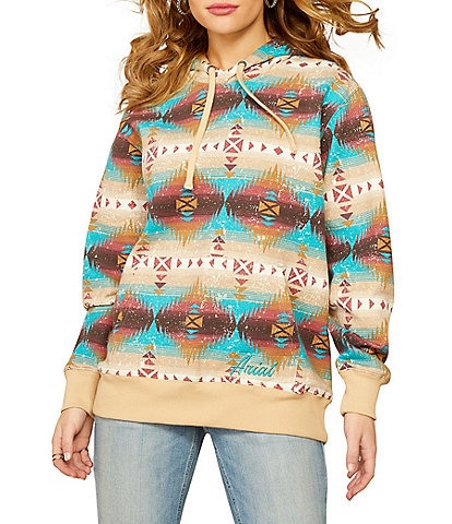 Ariat Printed Soft Fleece Kangaroo Pocket Hoodie