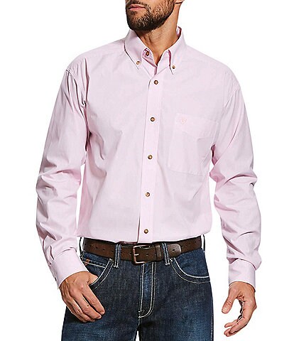 Ariat Pro Series Dayne Mini-Stripe Performance Long-Sleeve Woven Shirt