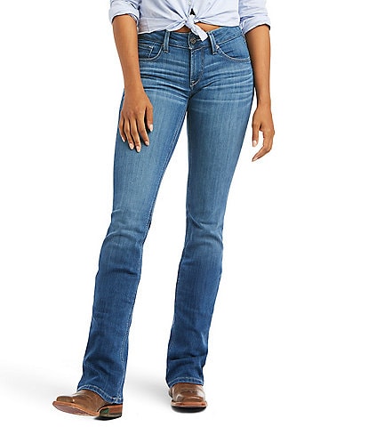 Ariat R.E.A.L Patricia Mid Rise Bootcut Repreve Cotton Blend Jeans