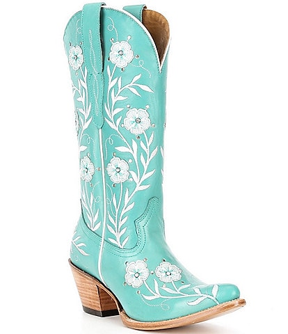 Ariat Romance Floral Leather Tall Western Boots