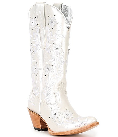 Ariat Romance Pearl Floral Leather Mid Western Boots