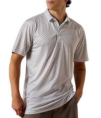 Ariat Short Sleeve Polo Allover Print Fitted Shirt